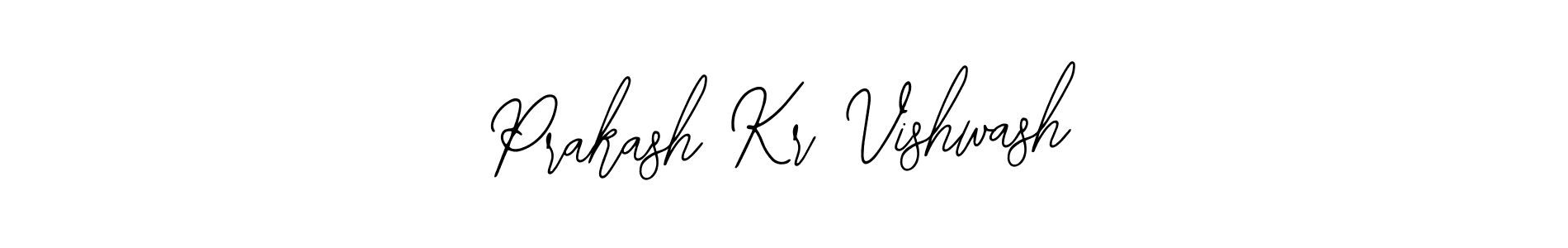 Bearetta-2O07w is a professional signature style that is perfect for those who want to add a touch of class to their signature. It is also a great choice for those who want to make their signature more unique. Get Prakash Kr Vishwash name to fancy signature for free. Prakash Kr Vishwash signature style 12 images and pictures png
