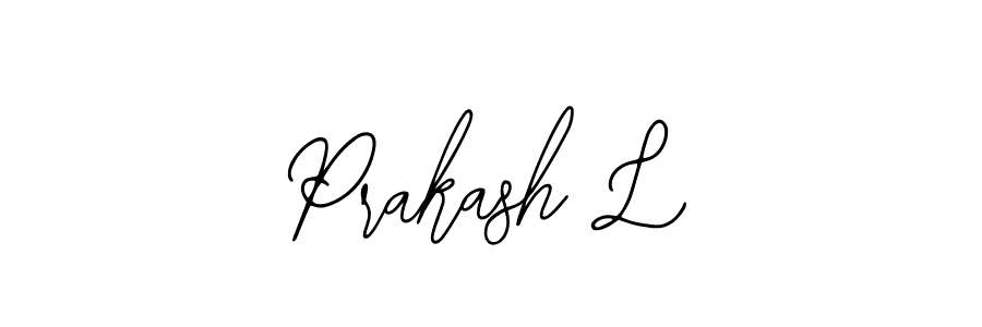 How to make Prakash L signature? Bearetta-2O07w is a professional autograph style. Create handwritten signature for Prakash L name. Prakash L signature style 12 images and pictures png