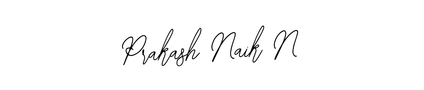 You should practise on your own different ways (Bearetta-2O07w) to write your name (Prakash Naik N) in signature. don't let someone else do it for you. Prakash Naik N signature style 12 images and pictures png