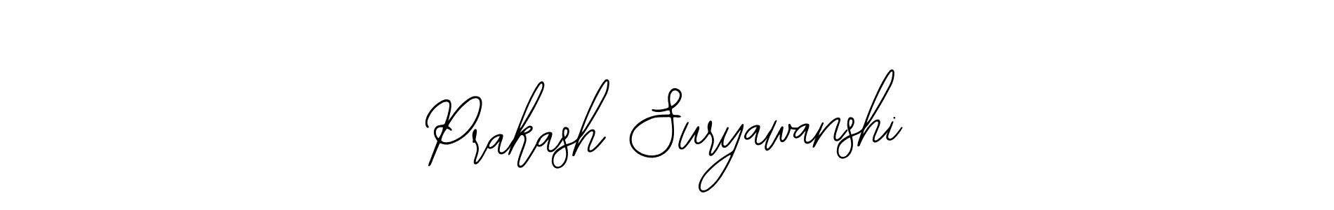 Prakash Suryawanshi stylish signature style. Best Handwritten Sign (Bearetta-2O07w) for my name. Handwritten Signature Collection Ideas for my name Prakash Suryawanshi. Prakash Suryawanshi signature style 12 images and pictures png