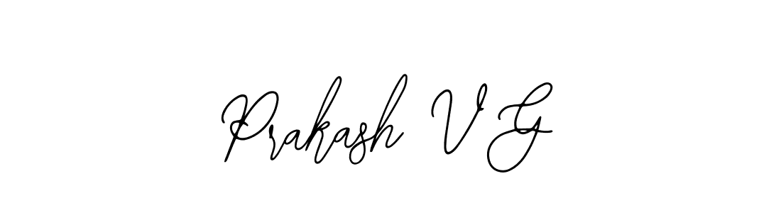 Also we have Prakash V G name is the best signature style. Create professional handwritten signature collection using Bearetta-2O07w autograph style. Prakash V G signature style 12 images and pictures png