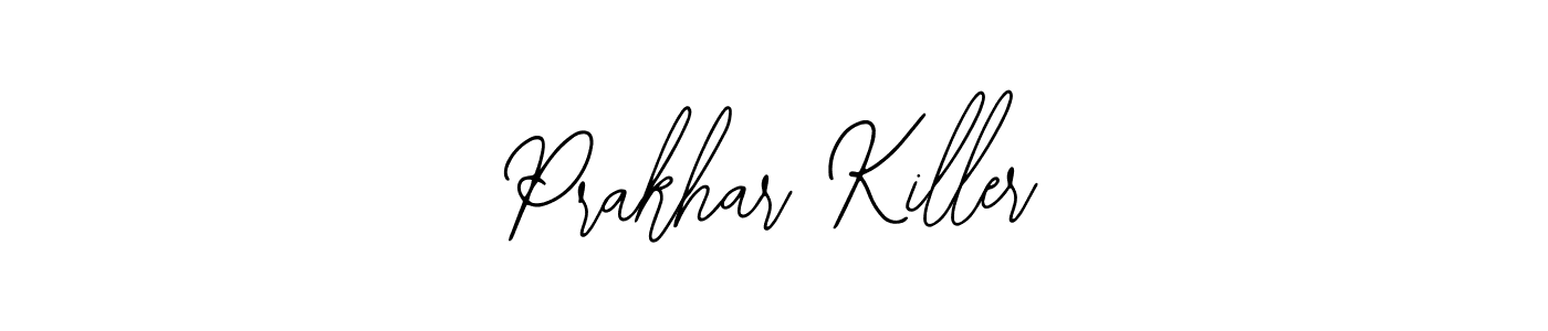 The best way (Bearetta-2O07w) to make a short signature is to pick only two or three words in your name. The name Prakhar Killer include a total of six letters. For converting this name. Prakhar Killer signature style 12 images and pictures png
