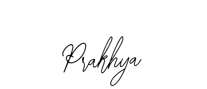 Create a beautiful signature design for name Prakhya. With this signature (Bearetta-2O07w) fonts, you can make a handwritten signature for free. Prakhya signature style 12 images and pictures png