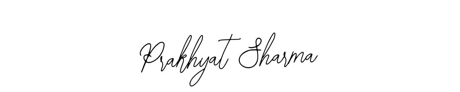 Design your own signature with our free online signature maker. With this signature software, you can create a handwritten (Bearetta-2O07w) signature for name Prakhyat Sharma. Prakhyat Sharma signature style 12 images and pictures png