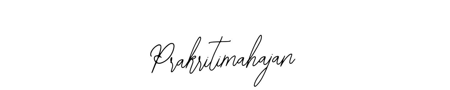 How to make Prakritimahajan signature? Bearetta-2O07w is a professional autograph style. Create handwritten signature for Prakritimahajan name. Prakritimahajan signature style 12 images and pictures png