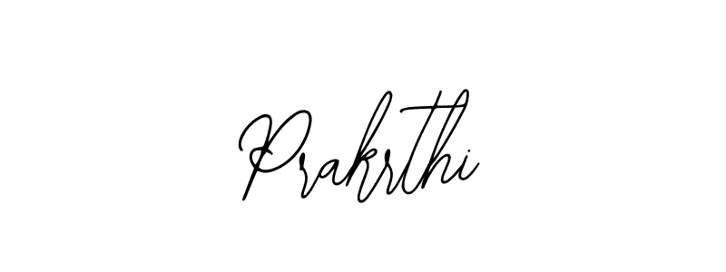 How to make Prakrthi name signature. Use Bearetta-2O07w style for creating short signs online. This is the latest handwritten sign. Prakrthi signature style 12 images and pictures png