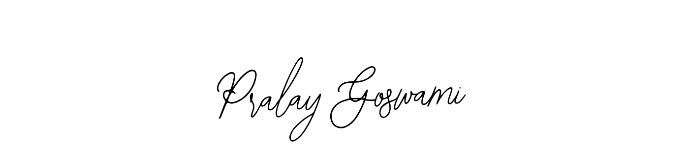 How to Draw Pralay Goswami signature style? Bearetta-2O07w is a latest design signature styles for name Pralay Goswami. Pralay Goswami signature style 12 images and pictures png