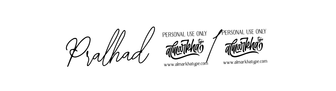 Design your own signature with our free online signature maker. With this signature software, you can create a handwritten (Bearetta-2O07w) signature for name Pralhad 714. Pralhad 714 signature style 12 images and pictures png