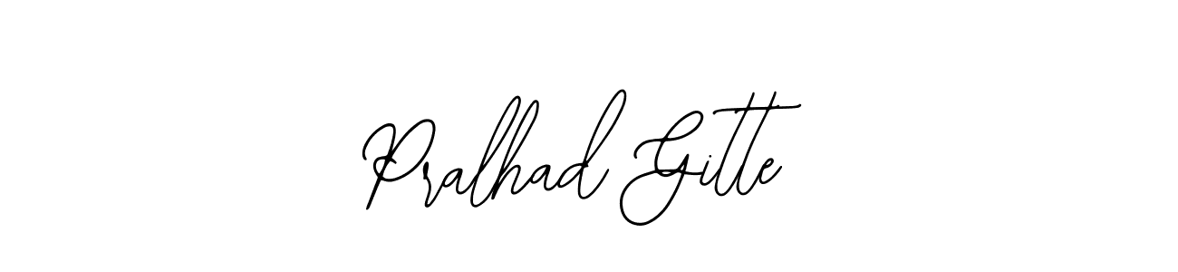 Use a signature maker to create a handwritten signature online. With this signature software, you can design (Bearetta-2O07w) your own signature for name Pralhad Gitte. Pralhad Gitte signature style 12 images and pictures png