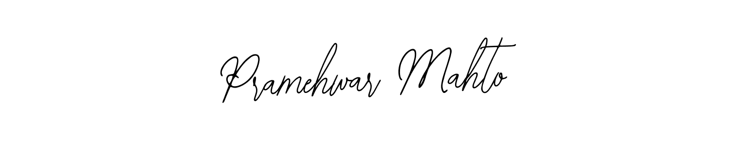 How to make Pramehwar Mahto signature? Bearetta-2O07w is a professional autograph style. Create handwritten signature for Pramehwar Mahto name. Pramehwar Mahto signature style 12 images and pictures png