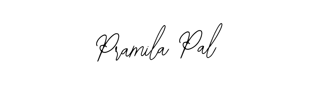 You should practise on your own different ways (Bearetta-2O07w) to write your name (Pramila Pal) in signature. don't let someone else do it for you. Pramila Pal signature style 12 images and pictures png