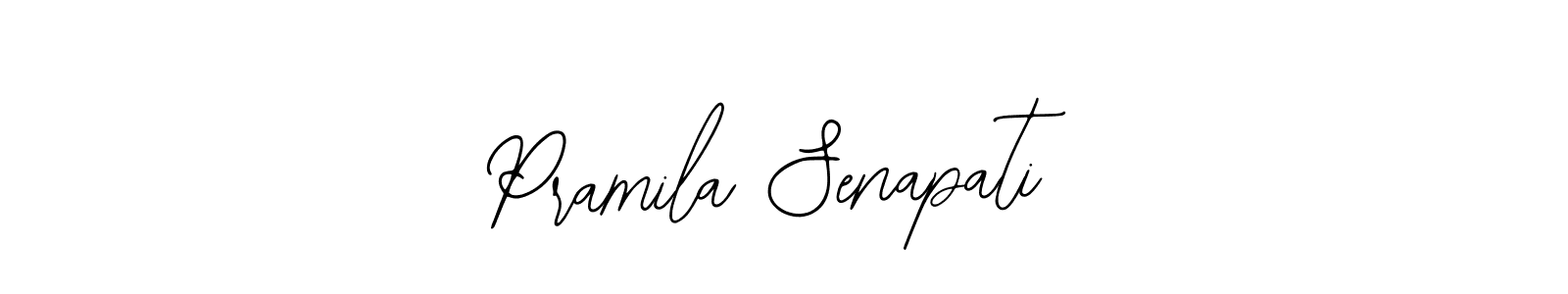 The best way (Bearetta-2O07w) to make a short signature is to pick only two or three words in your name. The name Pramila Senapati include a total of six letters. For converting this name. Pramila Senapati signature style 12 images and pictures png