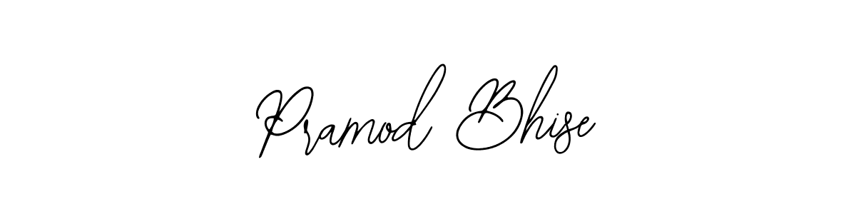How to make Pramod Bhise name signature. Use Bearetta-2O07w style for creating short signs online. This is the latest handwritten sign. Pramod Bhise signature style 12 images and pictures png
