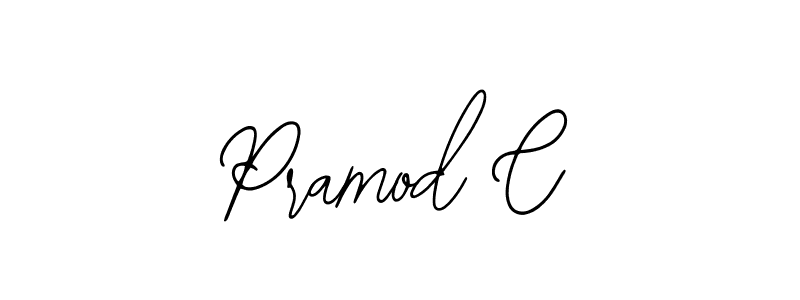 Also You can easily find your signature by using the search form. We will create Pramod C name handwritten signature images for you free of cost using Bearetta-2O07w sign style. Pramod C signature style 12 images and pictures png