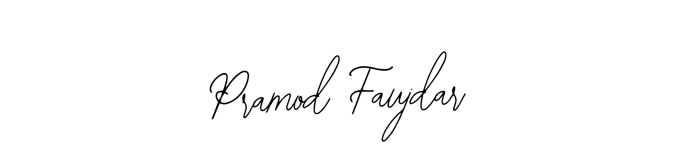 Make a beautiful signature design for name Pramod Faujdar. With this signature (Bearetta-2O07w) style, you can create a handwritten signature for free. Pramod Faujdar signature style 12 images and pictures png