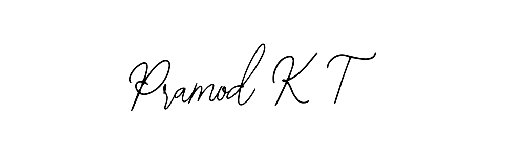 Pramod K T stylish signature style. Best Handwritten Sign (Bearetta-2O07w) for my name. Handwritten Signature Collection Ideas for my name Pramod K T. Pramod K T signature style 12 images and pictures png