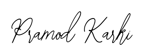 Try this chic Pramod Karki handwritten sign style. Using Bearetta-2O07w font elements, it gives your name a sleek, memorable identity. Pramod Karki signature style 12 images and pictures png
