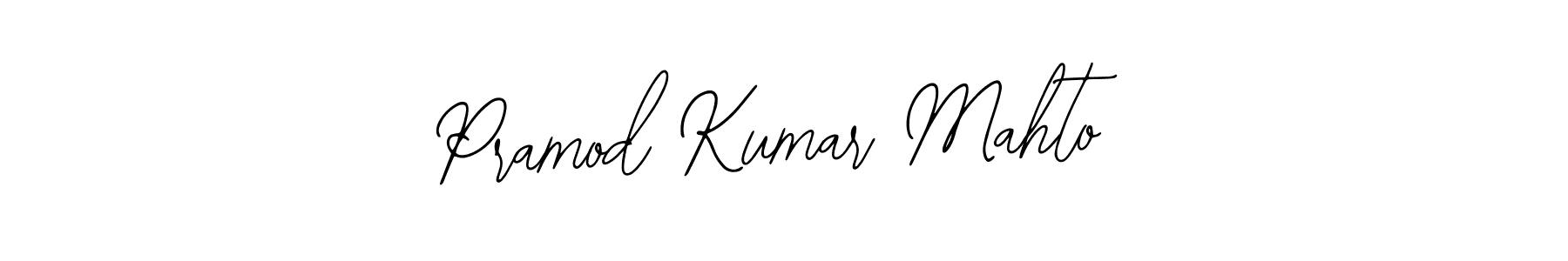 Also we have Pramod Kumar Mahto name is the best signature style. Create professional handwritten signature collection using Bearetta-2O07w autograph style. Pramod Kumar Mahto signature style 12 images and pictures png