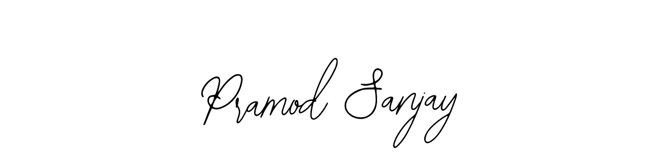 if you are searching for the best signature style for your name Pramod Sanjay. so please give up your signature search. here we have designed multiple signature styles  using Bearetta-2O07w. Pramod Sanjay signature style 12 images and pictures png