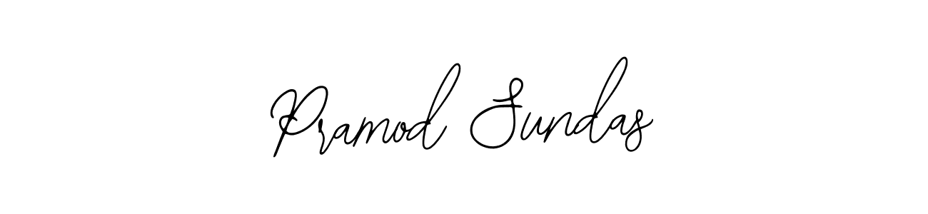 Make a beautiful signature design for name Pramod Sundas. Use this online signature maker to create a handwritten signature for free. Pramod Sundas signature style 12 images and pictures png