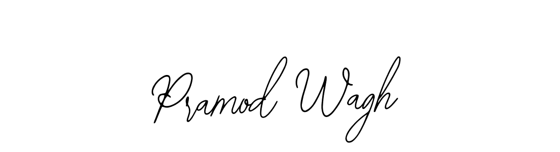 The best way (Bearetta-2O07w) to make a short signature is to pick only two or three words in your name. The name Pramod Wagh include a total of six letters. For converting this name. Pramod Wagh signature style 12 images and pictures png