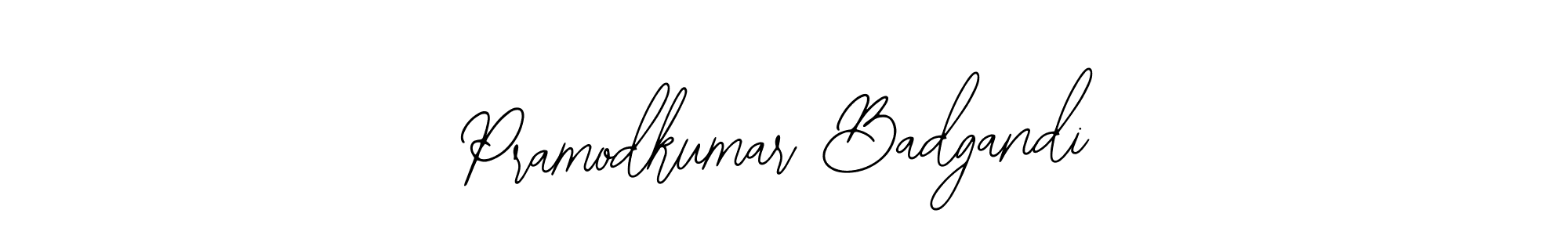 Similarly Bearetta-2O07w is the best handwritten signature design. Signature creator online .You can use it as an online autograph creator for name Pramodkumar Badgandi. Pramodkumar Badgandi signature style 12 images and pictures png