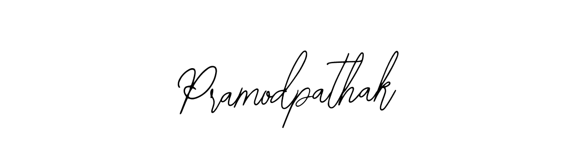 You should practise on your own different ways (Bearetta-2O07w) to write your name (Pramodpathak) in signature. don't let someone else do it for you. Pramodpathak signature style 12 images and pictures png