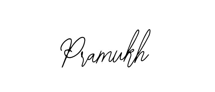 How to make Pramukh signature? Bearetta-2O07w is a professional autograph style. Create handwritten signature for Pramukh name. Pramukh signature style 12 images and pictures png