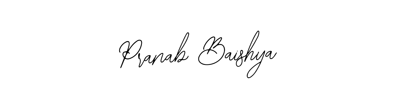 Also we have Pranab Baishya name is the best signature style. Create professional handwritten signature collection using Bearetta-2O07w autograph style. Pranab Baishya signature style 12 images and pictures png