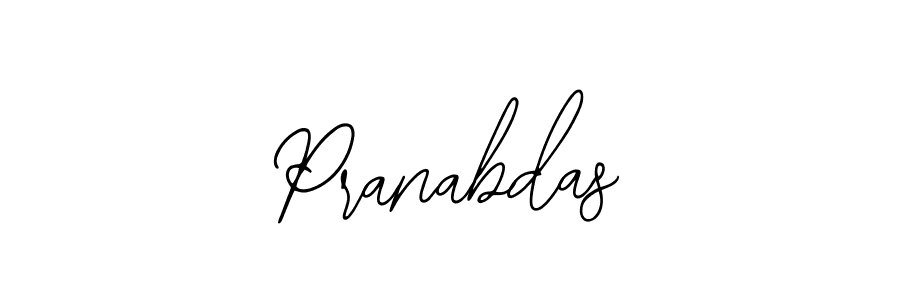 Make a beautiful signature design for name Pranabdas. With this signature (Bearetta-2O07w) style, you can create a handwritten signature for free. Pranabdas signature style 12 images and pictures png