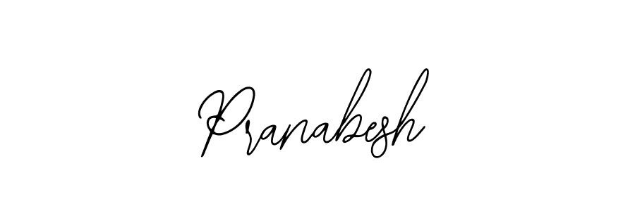 How to make Pranabesh signature? Bearetta-2O07w is a professional autograph style. Create handwritten signature for Pranabesh name. Pranabesh signature style 12 images and pictures png
