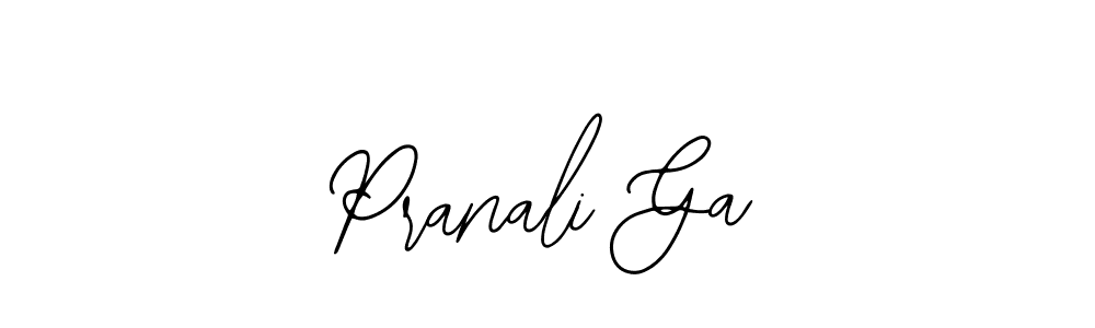 The best way (Bearetta-2O07w) to make a short signature is to pick only two or three words in your name. The name Pranali Ga include a total of six letters. For converting this name. Pranali Ga signature style 12 images and pictures png
