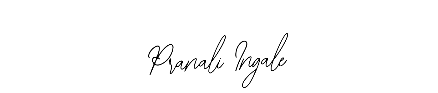 How to make Pranali Ingale name signature. Use Bearetta-2O07w style for creating short signs online. This is the latest handwritten sign. Pranali Ingale signature style 12 images and pictures png