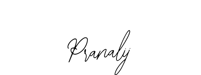 The best way (Bearetta-2O07w) to make a short signature is to pick only two or three words in your name. The name Pranalij include a total of six letters. For converting this name. Pranalij signature style 12 images and pictures png