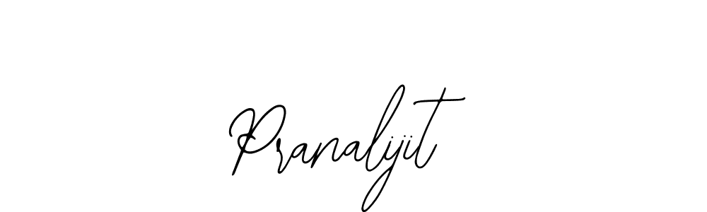 Pranalijit stylish signature style. Best Handwritten Sign (Bearetta-2O07w) for my name. Handwritten Signature Collection Ideas for my name Pranalijit. Pranalijit signature style 12 images and pictures png