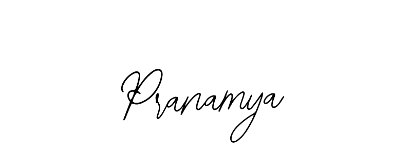 Also we have Pranamya name is the best signature style. Create professional handwritten signature collection using Bearetta-2O07w autograph style. Pranamya signature style 12 images and pictures png