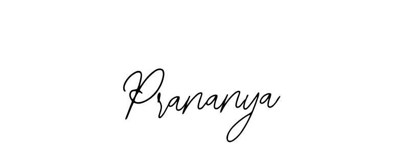 Prananya stylish signature style. Best Handwritten Sign (Bearetta-2O07w) for my name. Handwritten Signature Collection Ideas for my name Prananya. Prananya signature style 12 images and pictures png