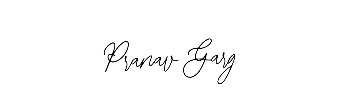 How to make Pranav Garg name signature. Use Bearetta-2O07w style for creating short signs online. This is the latest handwritten sign. Pranav Garg signature style 12 images and pictures png