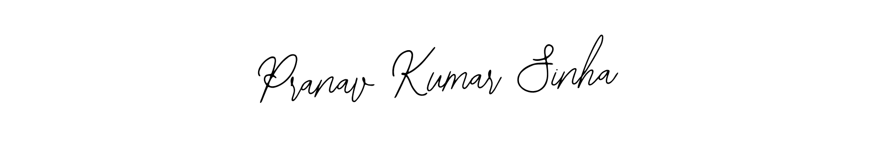 Make a beautiful signature design for name Pranav Kumar Sinha. With this signature (Bearetta-2O07w) style, you can create a handwritten signature for free. Pranav Kumar Sinha signature style 12 images and pictures png