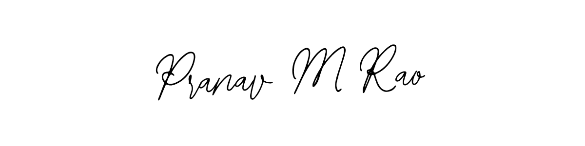 Make a beautiful signature design for name Pranav M Rao. With this signature (Bearetta-2O07w) style, you can create a handwritten signature for free. Pranav M Rao signature style 12 images and pictures png