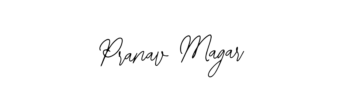 You should practise on your own different ways (Bearetta-2O07w) to write your name (Pranav Magar) in signature. don't let someone else do it for you. Pranav Magar signature style 12 images and pictures png
