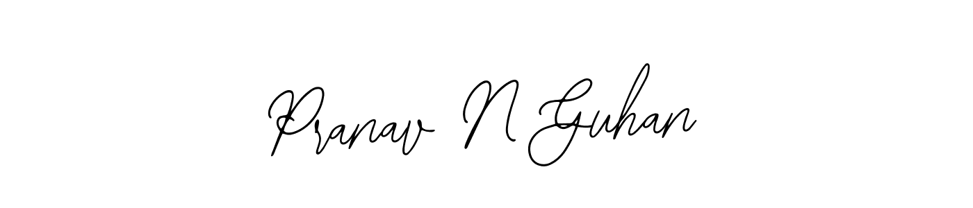 Make a beautiful signature design for name Pranav N Guhan. With this signature (Bearetta-2O07w) style, you can create a handwritten signature for free. Pranav N Guhan signature style 12 images and pictures png