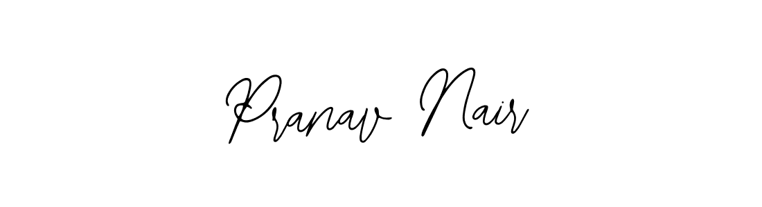 The best way (Bearetta-2O07w) to make a short signature is to pick only two or three words in your name. The name Pranav Nair include a total of six letters. For converting this name. Pranav Nair signature style 12 images and pictures png