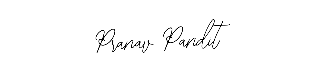 Also we have Pranav Pandit name is the best signature style. Create professional handwritten signature collection using Bearetta-2O07w autograph style. Pranav Pandit signature style 12 images and pictures png