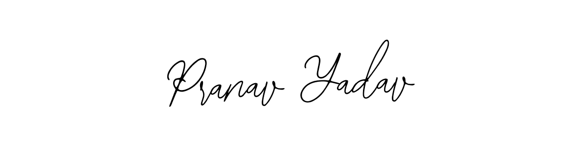 Create a beautiful signature design for name Pranav Yadav. With this signature (Bearetta-2O07w) fonts, you can make a handwritten signature for free. Pranav Yadav signature style 12 images and pictures png