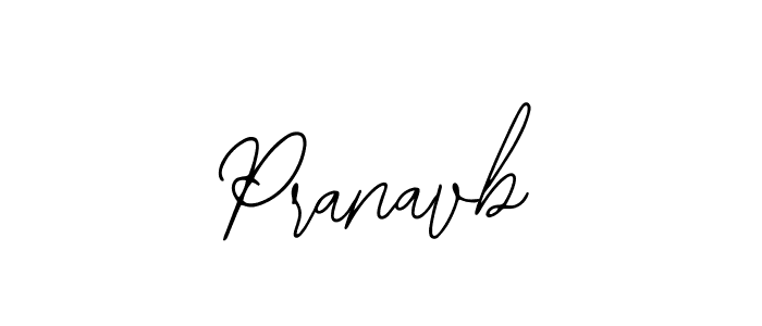 Pranavb stylish signature style. Best Handwritten Sign (Bearetta-2O07w) for my name. Handwritten Signature Collection Ideas for my name Pranavb. Pranavb signature style 12 images and pictures png