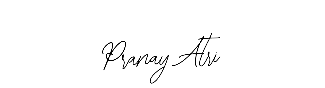 How to make Pranay Atri name signature. Use Bearetta-2O07w style for creating short signs online. This is the latest handwritten sign. Pranay Atri signature style 12 images and pictures png