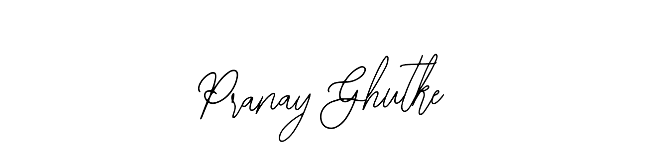 Design your own signature with our free online signature maker. With this signature software, you can create a handwritten (Bearetta-2O07w) signature for name Pranay Ghutke. Pranay Ghutke signature style 12 images and pictures png