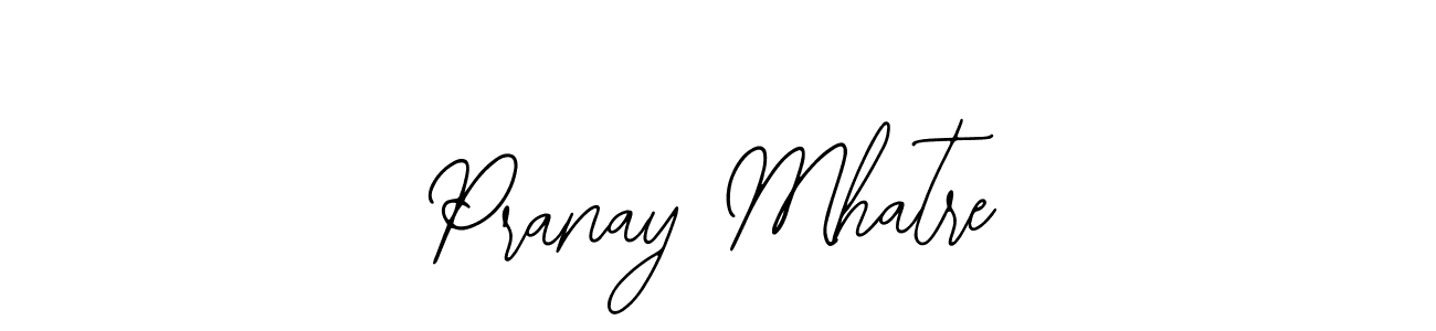 You should practise on your own different ways (Bearetta-2O07w) to write your name (Pranay Mhatre) in signature. don't let someone else do it for you. Pranay Mhatre signature style 12 images and pictures png