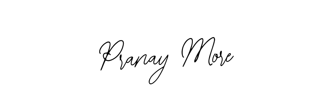 Also You can easily find your signature by using the search form. We will create Pranay More name handwritten signature images for you free of cost using Bearetta-2O07w sign style. Pranay More signature style 12 images and pictures png